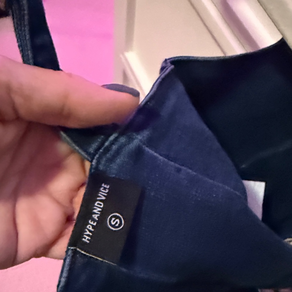 Hype & Vice University of Utah Denim Corset - Picture 5 of 8